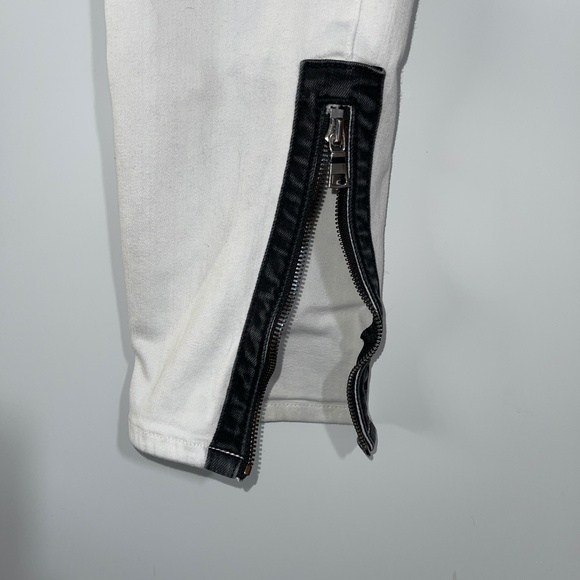 Hudson Chelsea Retreat Colorblock Super Skinny Jeans Size 30 - Picture 8 of 13